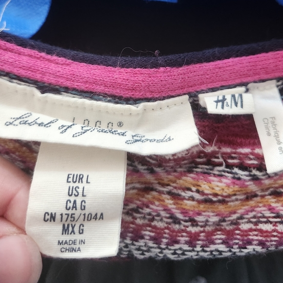 H&M Size Large Bodycon Sweater Dress - Picture 2 of 3